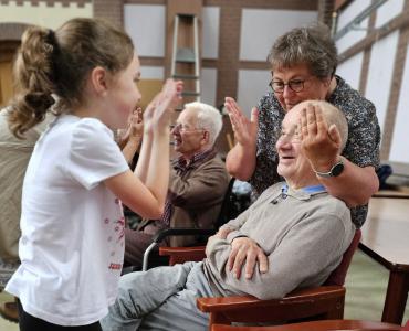 SamenDansProject Catharinenberg en de Coppele verbindt ouderen en kinderen