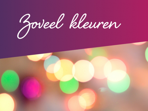 Zoveel kleuren - een muzikaal cadeau